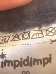 Vorschaubild 3 von Mädchen Leggings Gr. 98 Blau Uni Baumwolle Basic Alltag