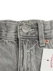 Vorschaubild 3 von Destroyed Denim Shorts Kinder Mädchen Freizeit Cut-Outs Grau Gr. 146