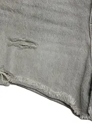 Vorschaubild 4 von Destroyed Denim Shorts Kinder Mädchen Freizeit Cut-Outs Grau Gr. 146