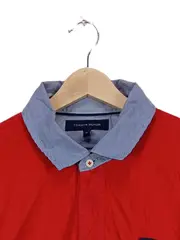Vorschaubild 2 von Poloshirt Herren Rot XL Logo Print Stickerei Baumwolle
