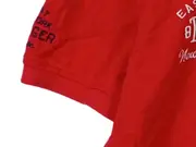Vorschaubild 5 von Poloshirt Herren Rot XL Logo Print Stickerei Baumwolle