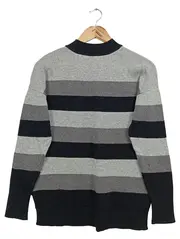 Vorschaubild 2 von Damen Pullover Gr. 34/XS Mehrfarbig Gestreift Casual Strickpullover