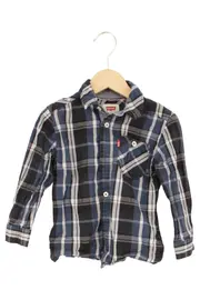 Vorschaubild 1 von LEVIS Kinder Freizeithemd Hemd Blau Kariert Gr. 86/92 Casual Langarm