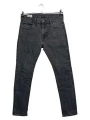 Vorschaubild 1 von Herren Jeans Slim Fit Grau Stretch Baumwolle W33 L26