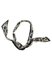 Vorschaubild 1 von Haarband Tuch Leopardenmuster Beige Schwarz Animal-Print 90cm