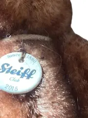 Vorschaubild 3 von Club Teddybär 2015 Edition Braun Mohair Sammlerstück 10cm