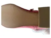 Vorschaubild 4 von Damen Stiefeletten Gr. 37 Rot Casual Wildleder-Optik Blockabsatz