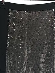 Vorschaubild 2 von Bleistiftrock Damen M Schwarz Pailletten Glamourös Party Midirock