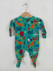 Vorschaubild 2 von Kinder Strampler Dino Motiv Gr. 62 Mehrfarbig Baumwolle