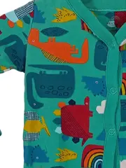 Vorschaubild 3 von Kinder Strampler Dino Motiv Gr. 62 Mehrfarbig Baumwolle