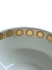 Vorschaubild 2 von Dessertschüssel Porzellan Weiß Gold Elegant Studio-Linie Modulation