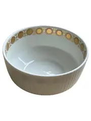 Vorschaubild 1 von Dessertschüssel Porzellan Weiß Gold Elegant Studio-Linie Modulation