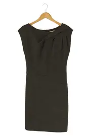 Vorschaubild 1 von Businesskleid Damen Gr. 38/M Grau Elegant Klassisch Büro Kleid