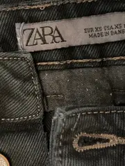 Vorschaubild 7 von Damen Jeansrock Schwarz XS Destroyed-Effekt Minirock Casual