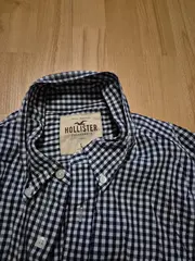 Vorschaubild 3 von Herren Freizeithemd Kariert Langarm Blau Weiß Gr. L
