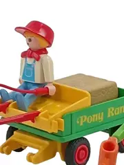 Vorschaubild 7 von Pony Ranch Ponywagen mit Figuren Zubehör Pferd Bauernhof Set