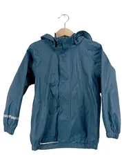 Vorschaubild 1 von Kinder Regenjacke Petrol Gr. 104 Kapuze Unisex