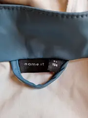Vorschaubild 4 von Kinder Regenjacke Petrol Gr. 104 Kapuze Unisex