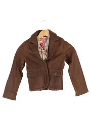 Vorschaubild 1 von Mädchen Lederjacke Gr. 128 (8 Jahre) Braun Vintage Casual