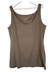 Vorschaubild 1 von Sports Damen Top Tanktop Gr. L/42 Beige Baumwolle Basic