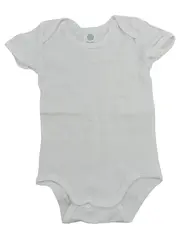 Vorschaubild 1 von Baby Body Kurzarm Gr. 68 Weiß Baumwolle