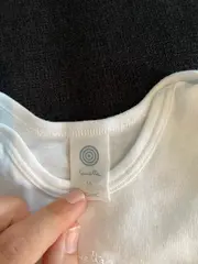Vorschaubild 10 von Baby Body Kurzarm Gr. 68 Weiß Baumwolle