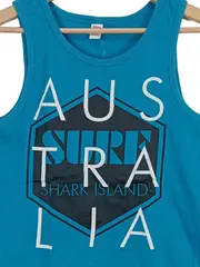 Vorschaubild 3 von Kinder Top Gr. 158/164 Türkis Schriftzug Baumwolle Freizeit Casual