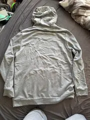 Vorschaubild 4 von Herren Kapuzenpullover Hoodie Grau Gr. 50/L Sportlich Meliert Logo