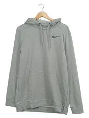 Vorschaubild 1 von Herren Kapuzenpullover Hoodie Grau Gr. 50/L Sportlich Meliert Logo