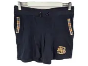 Vorschaubild 1 von Shorts Herren XL Navy Blau Karo Stickerei Sweat Short