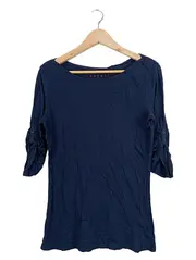 Vorschaubild 1 von Damen T-Shirt Gr. 36/S Blau Casual 3/4-Arm