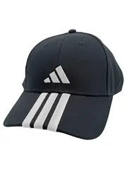 Vorschaubild 1 von Cap Basecap 3-Streifen Schwarz Weiß One Size Unisex Snapback