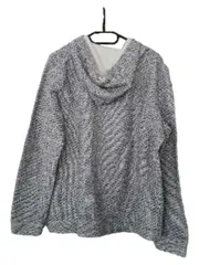 Vorschaubild 2 von CECIL Damen Hoodie Kapuzenpullover Gr. M grau meliert Baumwolle