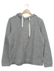 Vorschaubild 1 von CECIL Damen Hoodie Kapuzenpullover Gr. M grau meliert Baumwolle