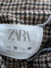 Vorschaubild 3 von Kinder Stoffhose kariert klassisch Wolle grau Gr. 140