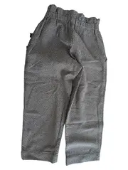 Vorschaubild 2 von Kinder Stoffhose kariert klassisch Wolle grau Gr. 140