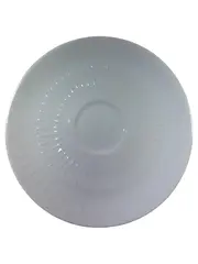 Vorschaubild 1 von Apart Untertasse Porzellan Weiß 11cm Klassisch Strukturmuster