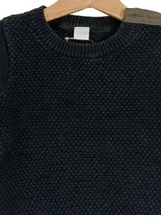Vorschaubild 6 von Kinder Pullover Gr. 98 Schwarz Casual Strickmuster