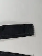 Vorschaubild 8 von Damen Jeans Skinny Fit W24 L28 Schwarz Destroyed Low-Rise Crop