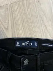 Vorschaubild 3 von Damen Jeans Skinny Fit W24 L28 Schwarz Destroyed Low-Rise Crop