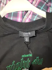 Vorschaubild 3 von Herren T-Shirt Celestial Night Sky Schwarz Gr. 2XL Streetwear