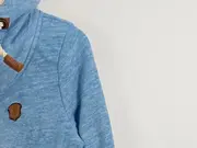 Vorschaubild 5 von Damen Kapuzenjacke Gr. 38/M Blau Polyester