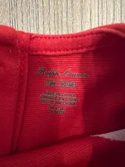 Vorschaubild 2 von Mädchen Kleid Rot Gr. 80/84 mit Gürtel Kariert Preppy