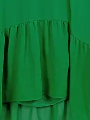 Vorschaubild 3 von Damen Bluse Grün mit Rüschen Gr. 34/XS