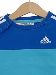 Vorschaubild 4 von Baby Pullover Sweatshirt Gr. 80 Blau Türkis 3-Streifen