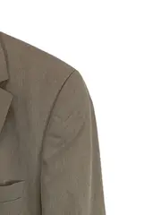 Vorschaubild 4 von Sakko Herren Grau Meliert Business Gr. XL Polyester Langarm