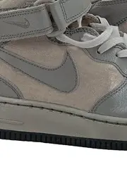 Vorschaubild 4 von Air Force 1 Mid Damen Sneaker High Leder Grau Gr. 38