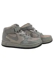 Vorschaubild 1 von Air Force 1 Mid Damen Sneaker High Leder Grau Gr. 38