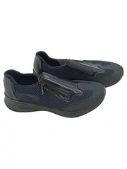 Vorschaubild 1 von Damen Sneaker Low Blau Gr. 38 Mesh Reißverschluss Komfort