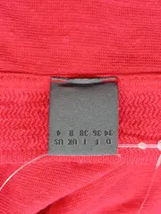 Vorschaubild 4 von Damen Strickjacke Gr. 34/XS Rot Klassisch Elegant Cardigan